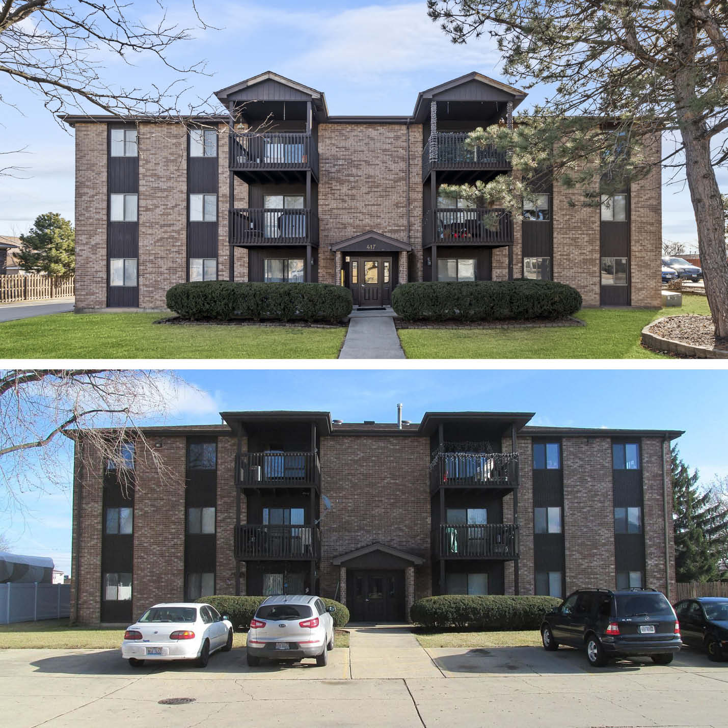 Two apartment buildings at 240 N. Walnut St. and 417 Park St., offered by Essex Realty Group, leaders among real estate investment firms Chicago.