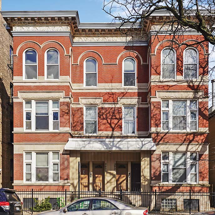 Midwest Apartments Chicago – 2023-2025 N Racine Building sold by Essex Realty Group Brokers.