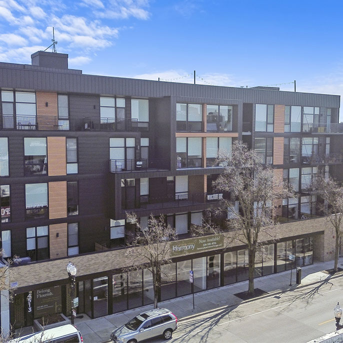 Harmony Apartments Chicago multifamily sale at 4511 North Clark Street in Sheridan Park