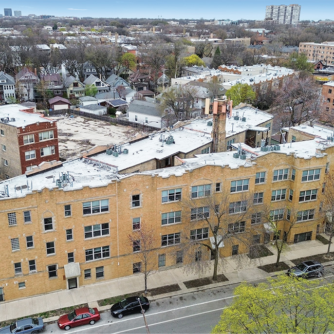 Rogers Park 33-unit apartment building sale at 2038–2048 West Touhy Avenue in Chicago