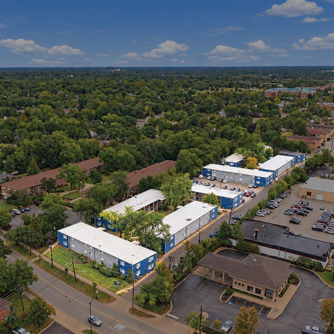 Parkside Apartments 120-unit multifamily property in Glen Ellyn, Illinois